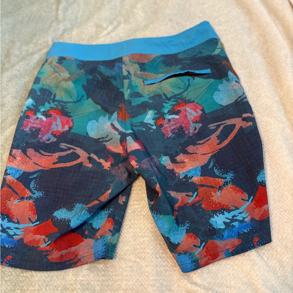 Colorful Abstract Men’s swim shorts